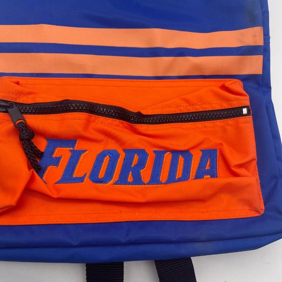 Vintage 90s Mead 1995 University Of Florida Gators NWT Backpack Deadstock STAIN - Picture 3 of 13